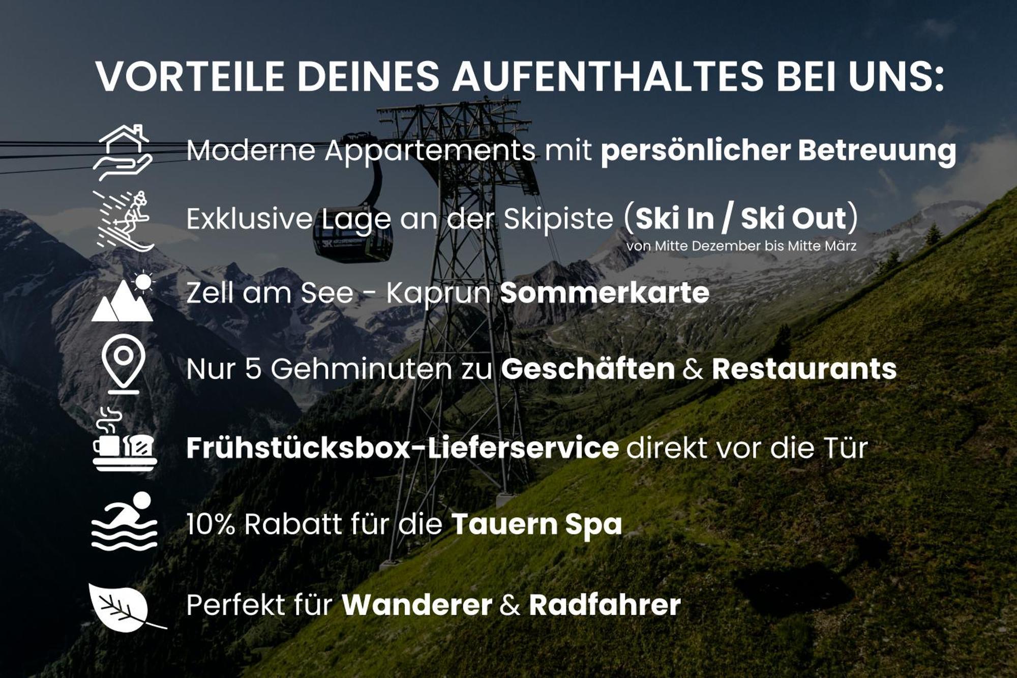 Bergfried Appartements - Ski In Ski Out, Inklusive Sommerkarte, Zentral Mit Ausblick Ueber Kaprun Buitenkant foto